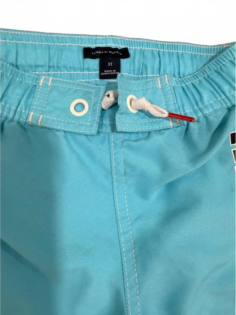 Tommy Hilfiger Boys' Swim Trunks Size 3T Light Blue Polyester
